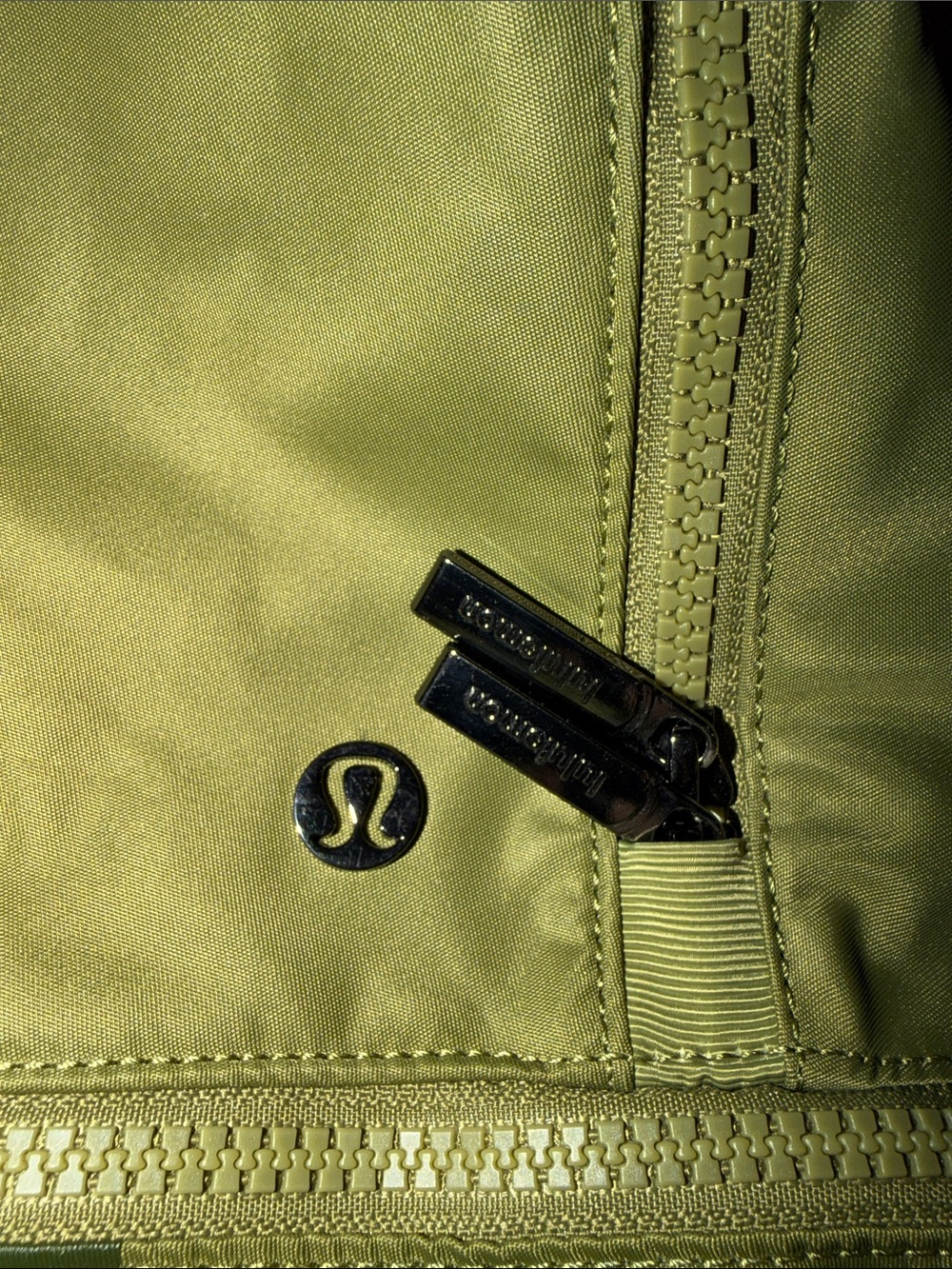 lululemon athletica Olive Green Mini Backpack with Striped Base - Picture 2 of 5